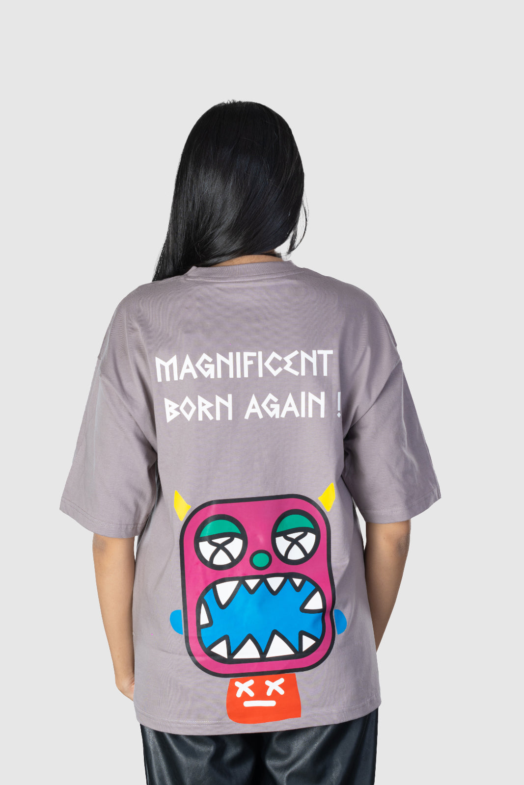 MAGNIFICENT BORN AGAIN- WOMEN- BACK- GREY