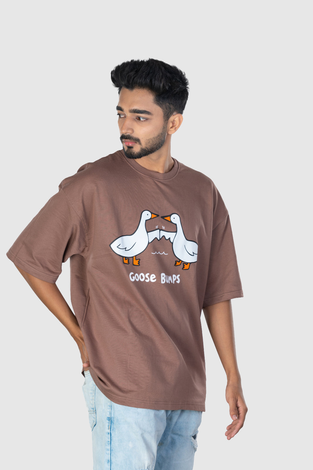 GOOSE BUMPS- MEN- BROWN- FRONT